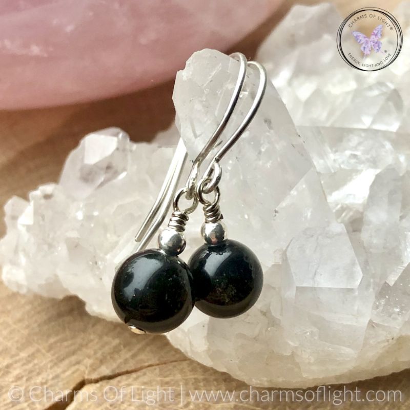 Golden Obsidian Earrings